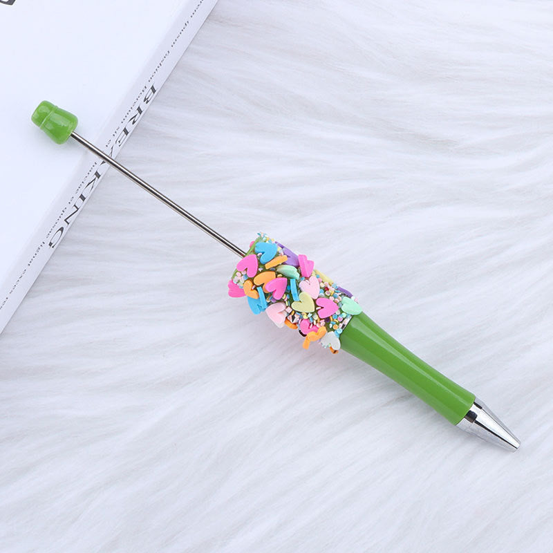 Wholesale DIY Love Beaded Pen Beaded Ballpoint Pen